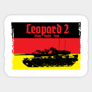 Leopard 2 Main Battle Tank Sticker